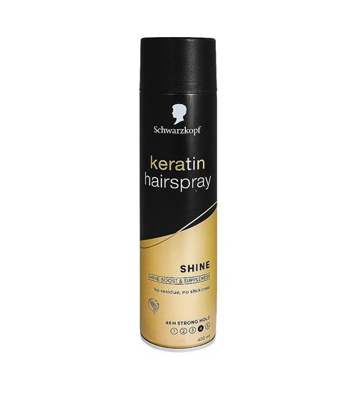 Schwarzkopf Keratin 48H Strong Hold 4 Hair Spray 400ml